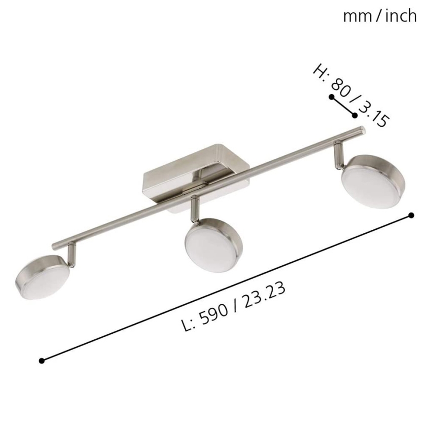 Eglo - LED RGB Spotlight CORROPOLI-C 3xLED/5W/230V