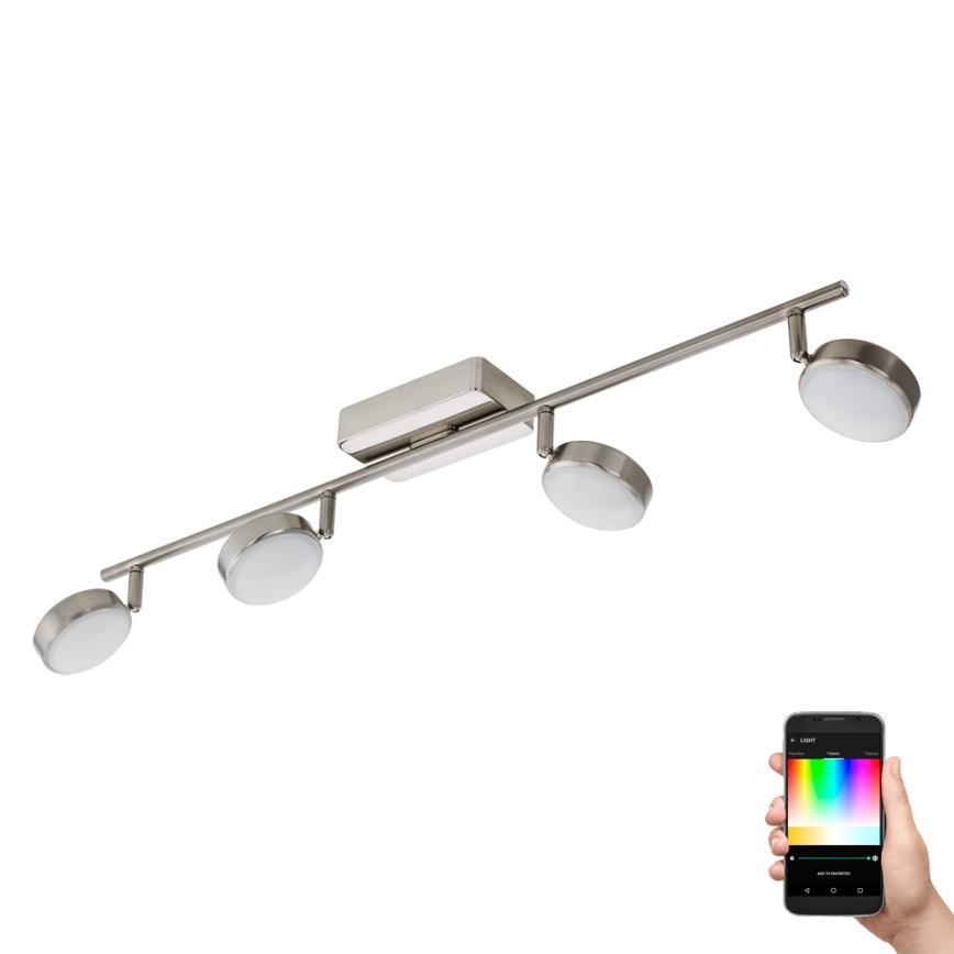 Eglo - LED RGB Dimmable spotlight CORROPOLI-C 4xLED/5W/230V