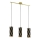 Eglo 97767 - Chandelier on a string PINTO NERO 1 3xE27/60W/230V
