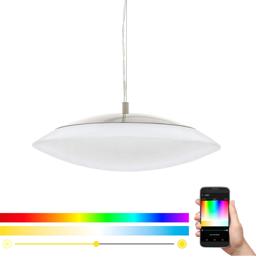Eglo 97812 - LED RGB Dimmable chandelier on a string FRATTINA-C 1xLED/27W/230V
