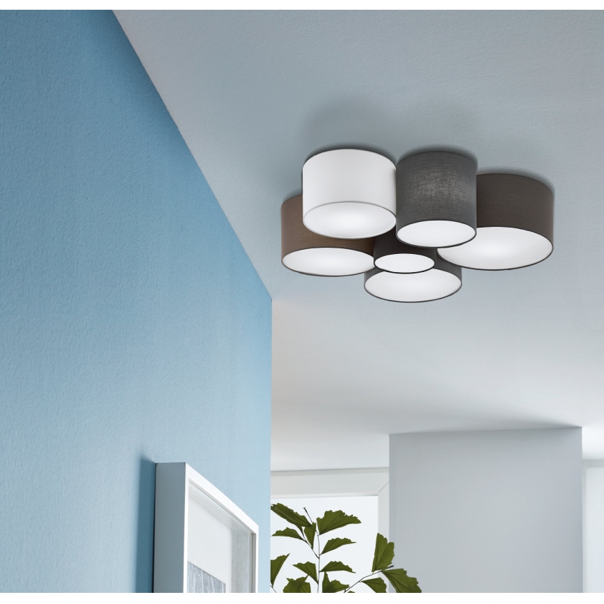 Eglo - Ceiling light 6xE27/40W/230V