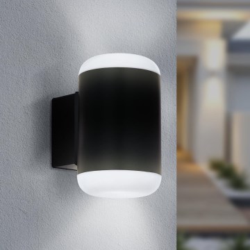 Eglo 97844 - Outdoor wall light MERLITO 1xE27/10W/230V IP44 black