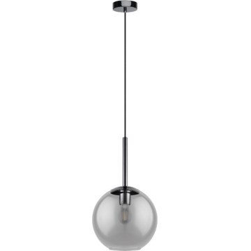 Eglo 97847 - Cable-hung pendant TINDARI 1xE27/28W/230V black/smoked