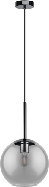 Eglo 97847 - Cable-hung pendant TINDARI 1xE27/28W/230V black/smoked