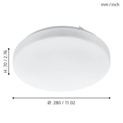 Eglo - LED Ceiling light LED/11,5W/230V