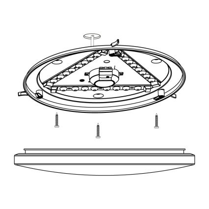 Eglo - LED Ceiling light LED/14,6W/230V