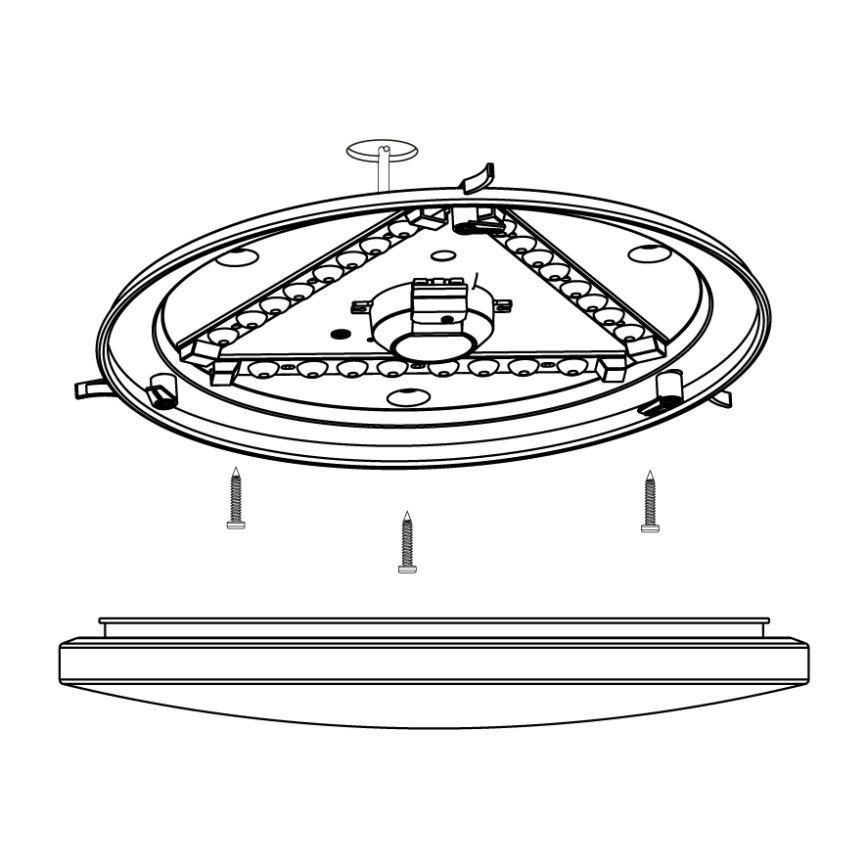 Eglo - LED Ceiling light LED/14,6W/230V