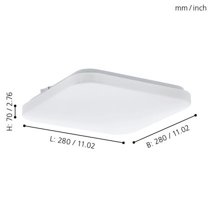 Eglo - LED Ceiling light LED/11,5W/230V