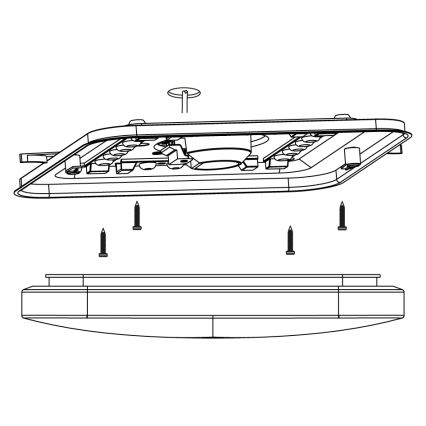 Eglo - LED Ceiling light LED/11,5W/230V