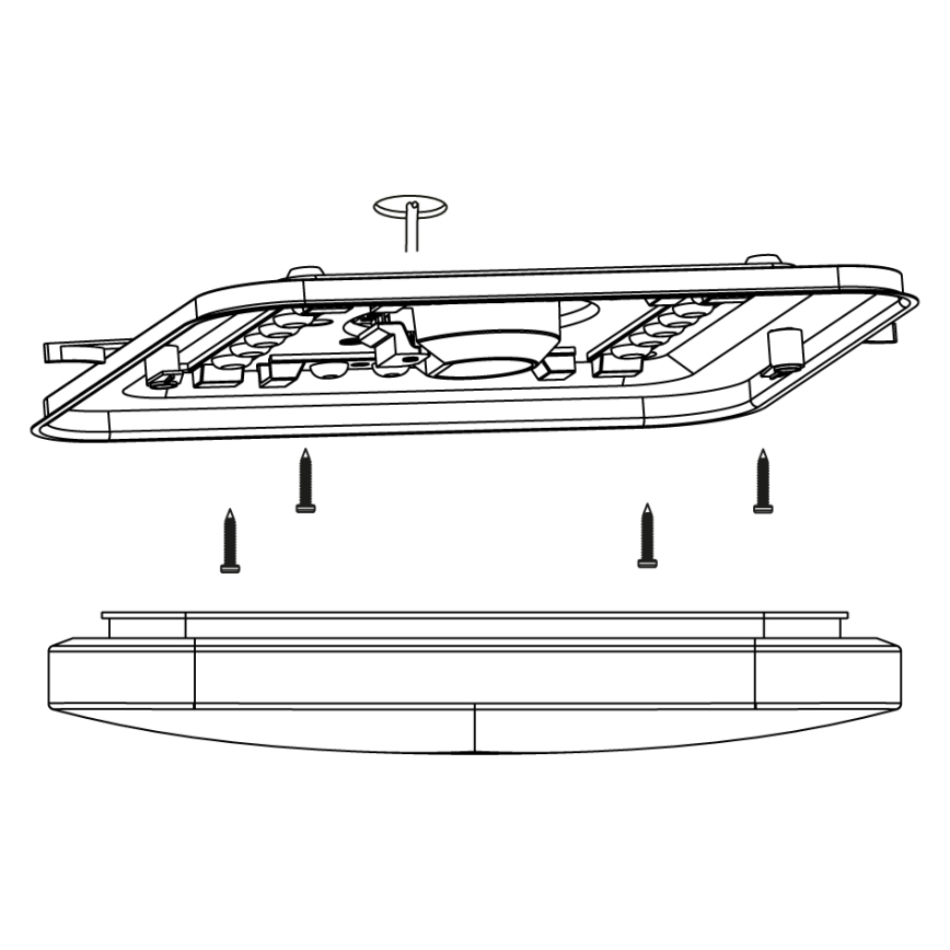 Eglo - LED Ceiling light LED/11,5W/230V