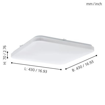 Eglo - LED Ceiling light LED/33,5W/230V