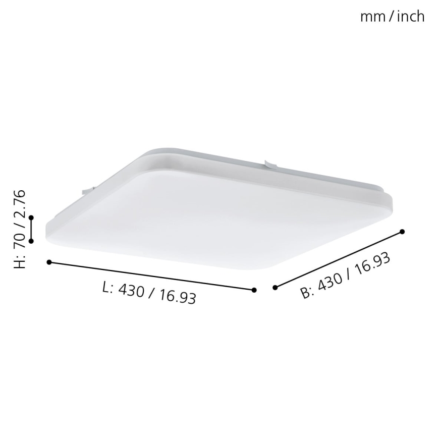 Eglo - LED Ceiling light LED/33,5W/230V