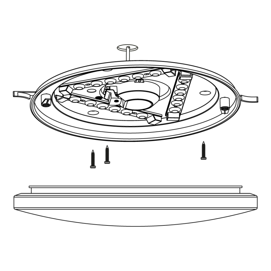 Eglo - LED Ceiling light LED/11,5W/230V