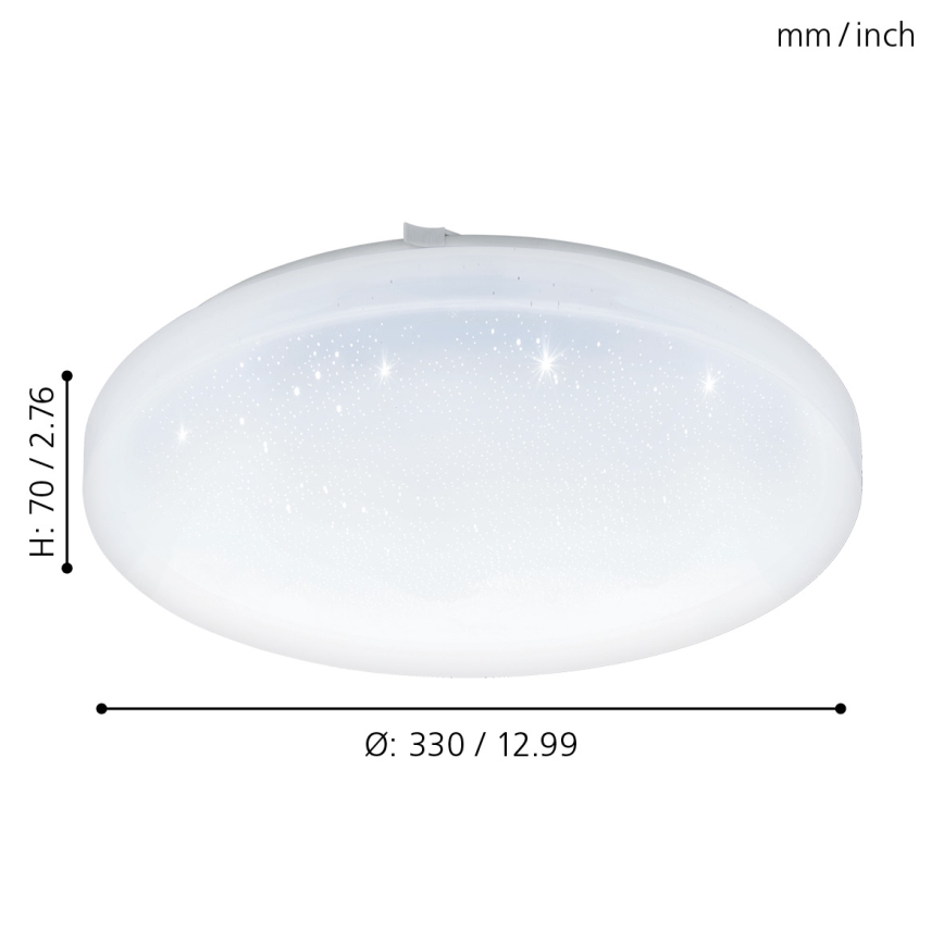 Eglo - LED Ceiling light LED/17,3W/230V