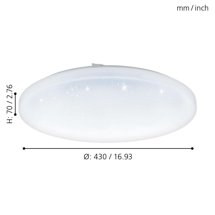 Eglo - LED Ceiling light LED/33,5W/230V