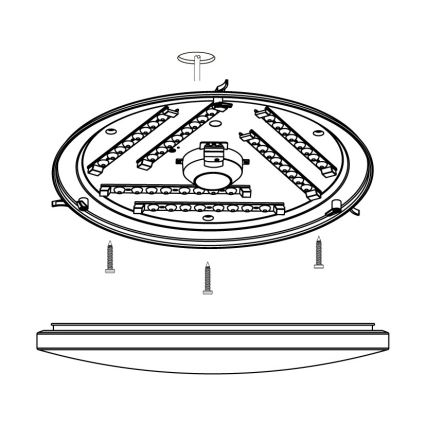 Eglo - LED Ceiling light LED/33,5W/230V