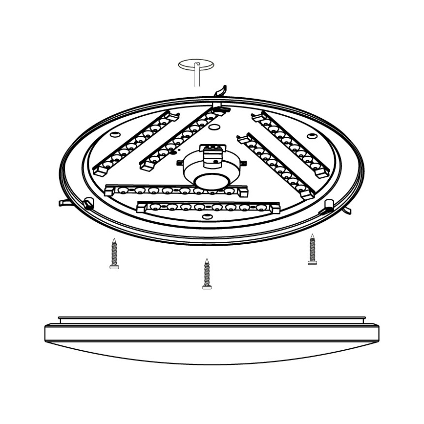Eglo - LED Ceiling light LED/33,5W/230V