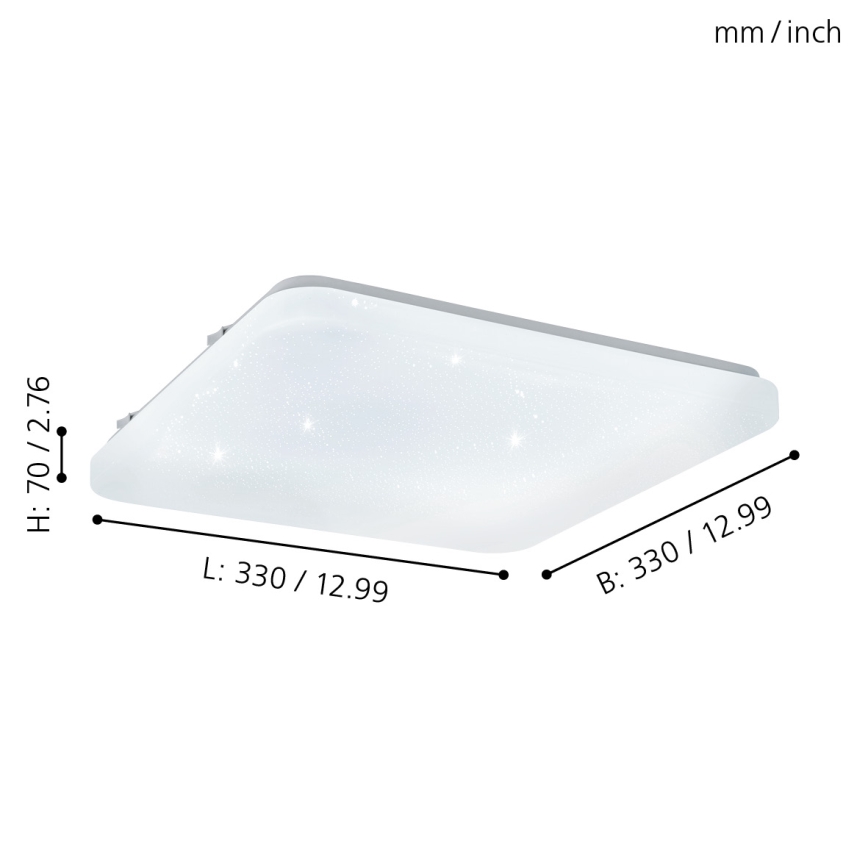 Eglo - LED Ceiling light LED/17,3W/230V