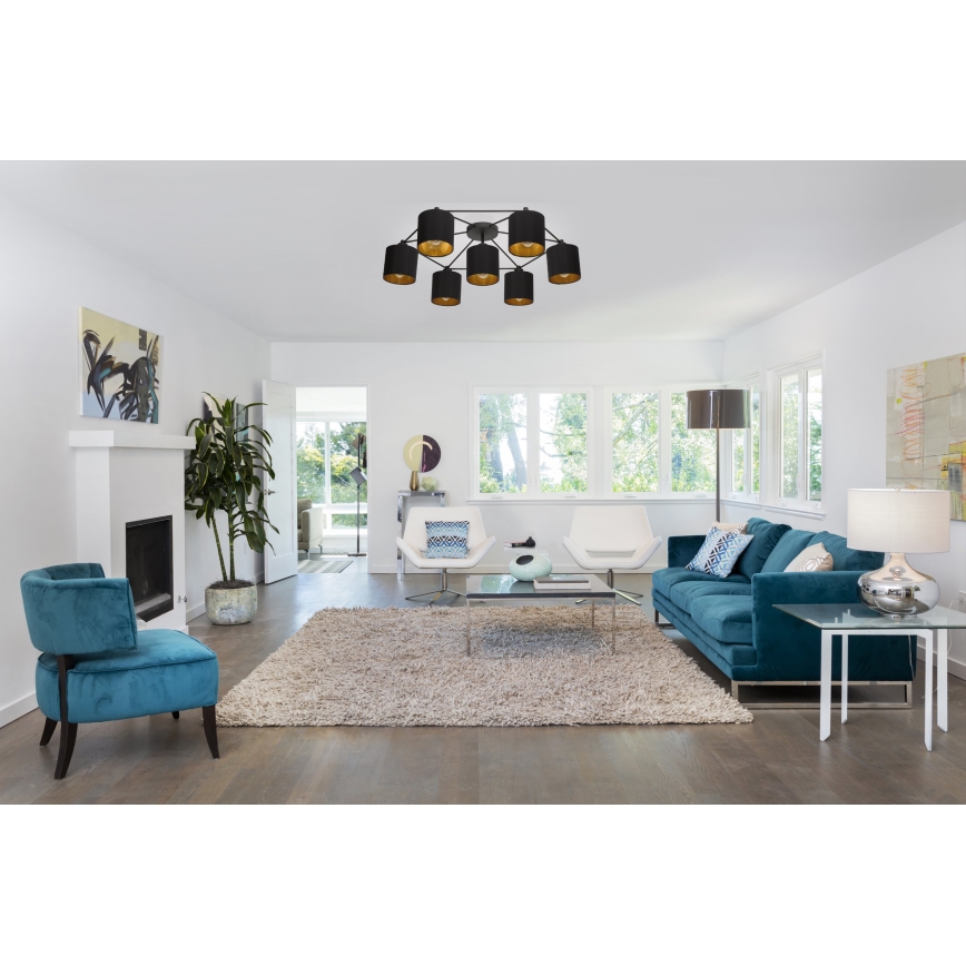Eglo - Surface-mounted chandelier 7xE27/40W/230V