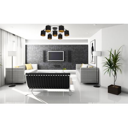 Eglo - Surface-mounted chandelier 7xE27/40W/230V