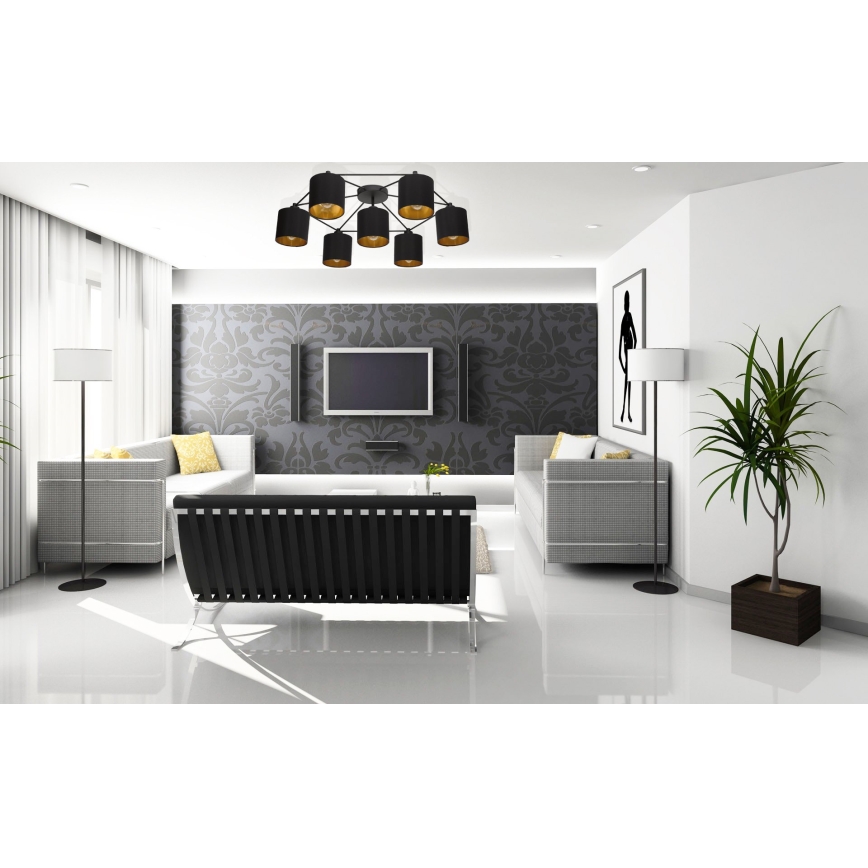 Eglo - Surface-mounted chandelier 7xE27/40W/230V