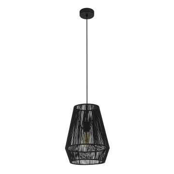 Eglo 97905 - Chandelier on a string PALMONES 1xE27/60W/230V black