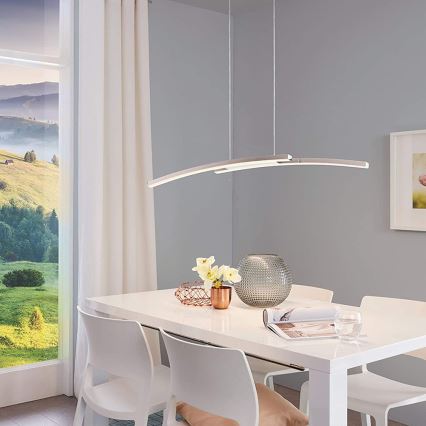 Eglo 97911 - Dimmable RGB LED pendant light on cable FRAIOLI-C LED/34W/230V