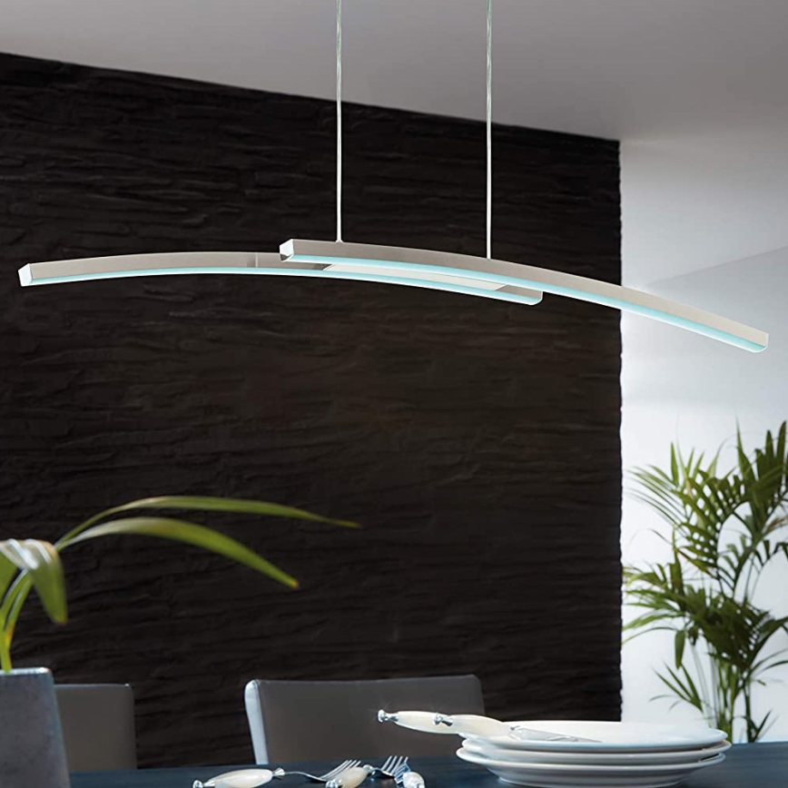 Eglo - LED RGB Dimmable chandelier on a string FRAIOLI-C 2xLED/17W/230V
