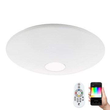 Eglo 97918 - LED RGB Dimmable ceiling light TOTARI-C LED/34W/230V + remote control