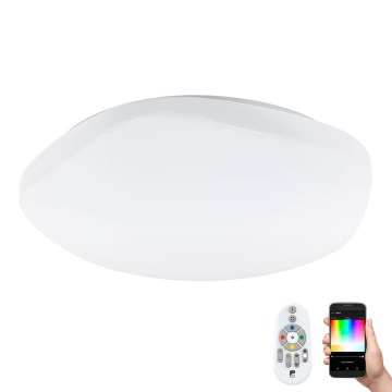 Eglo 97921 - LED RGB Dimmable Ceiling Light TOTARI-C LED/34W/230V + Remote Control