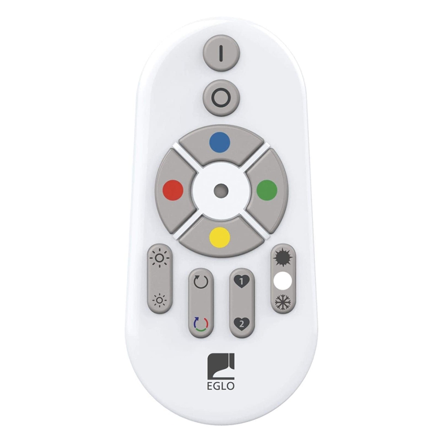 Eglo 97921 - LED RGB Dimmable Ceiling Light TOTARI-C LED/34W/230V + Remote Control