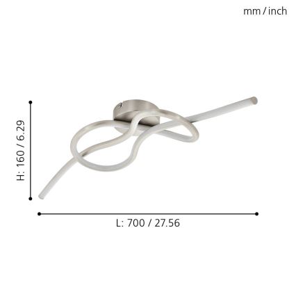 Eglo - LED Surface-mounted chandelier LED/13W/230V