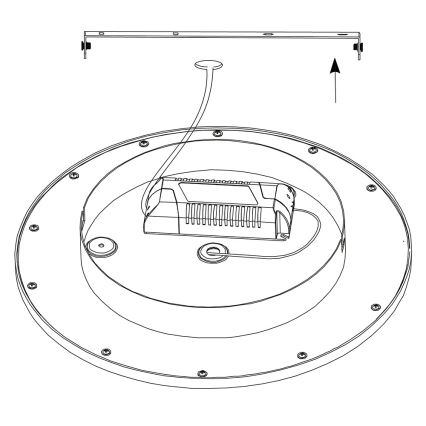 Eglo - LED RGBW Ceiling light SARSINA-C LED/16W/230V + remote control