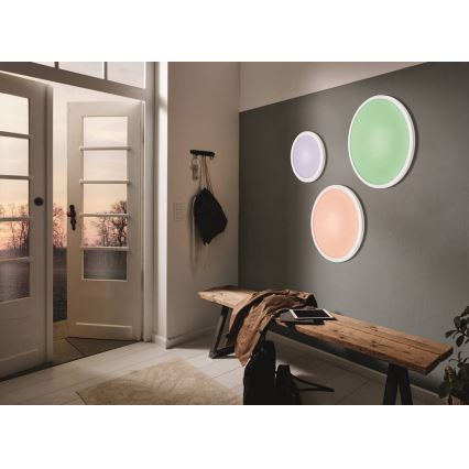Eglo - LED RGBW Ceiling light SARSINA-C LED/34W/230V + remote control