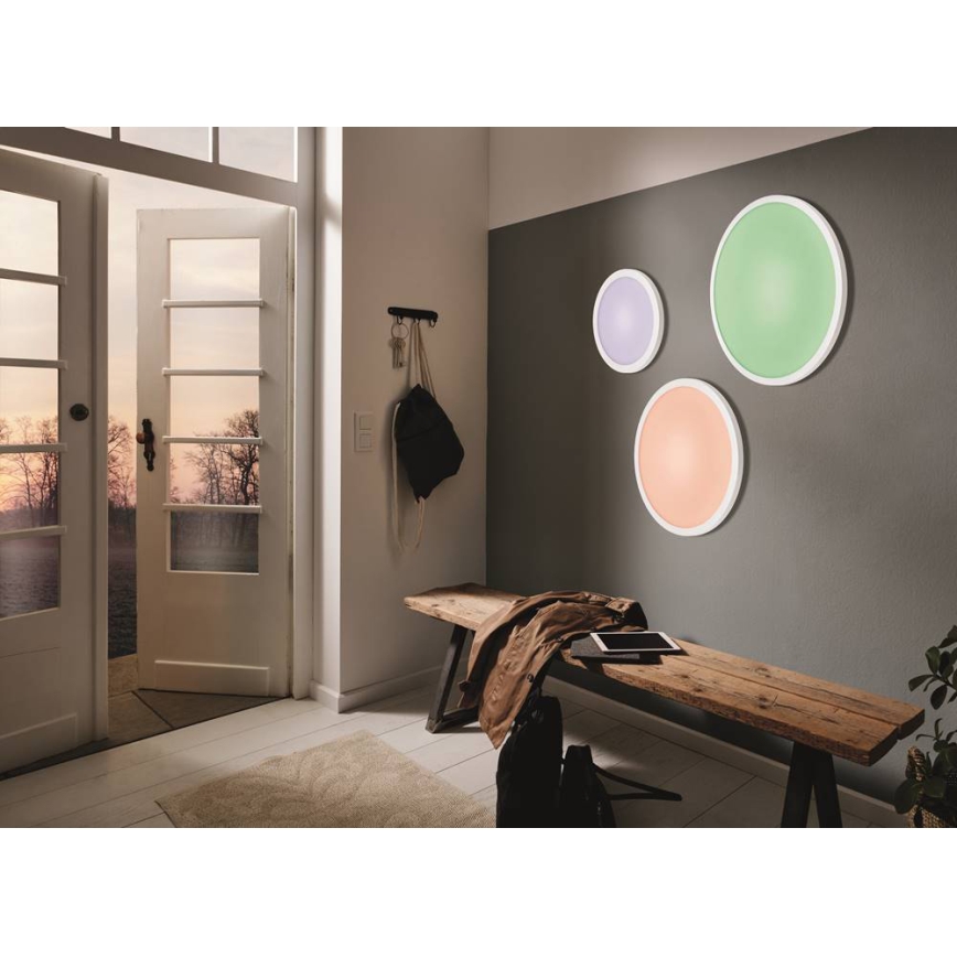 Eglo - LED RGBW Ceiling light SARSINA-C LED/34W/230V + remote control