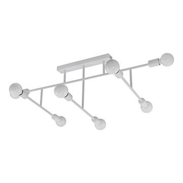 Eglo 98033 - Surface-mounted chandelier BELSIANA 8xE27/40W/230V white