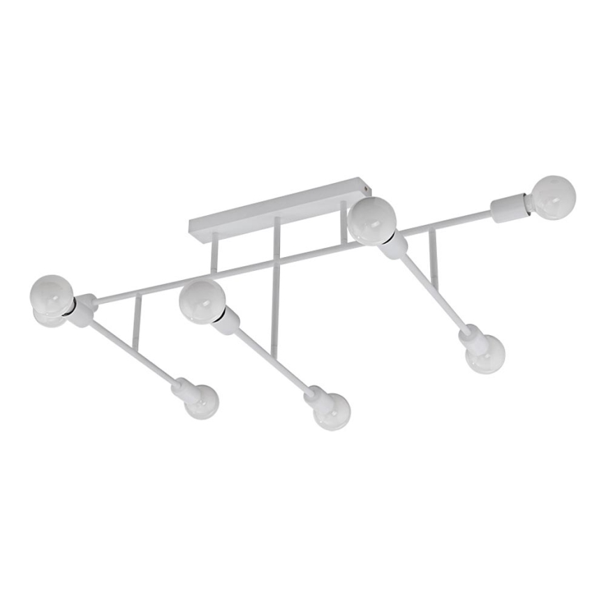 Eglo 98033 - Surface-mounted chandelier BELSIANA 8xE27/40W/230V white