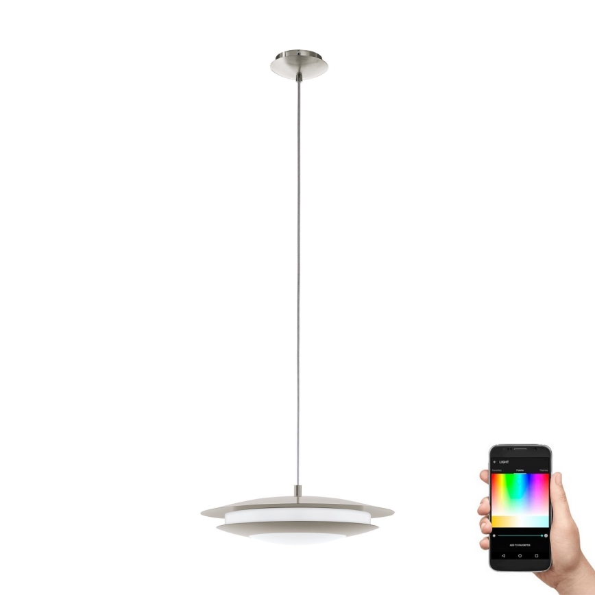 Eglo 98043 - LED RGBW Dimmable chandelier on a string MONEVA-C LED/18W/230V