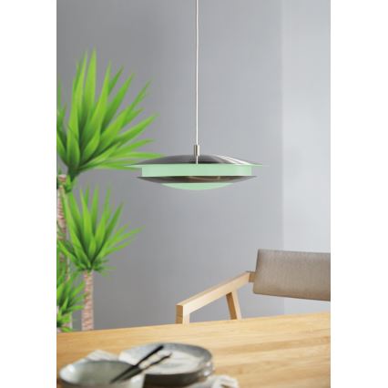 Eglo 98043 - LED RGBW Dimmable chandelier on a string MONEVA-C LED/18W/230V