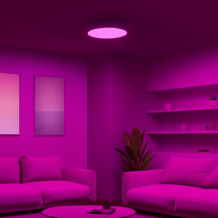 Eglo 98045 - LED RGB Dimmable Ceiling Light RIODEVA-C LED/27W/230V