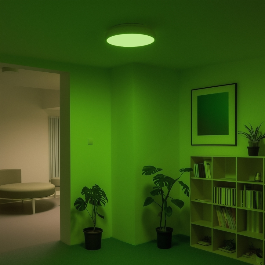 Eglo 98045 - LED RGB Dimmable Ceiling Light RIODEVA-C LED/27W/230V