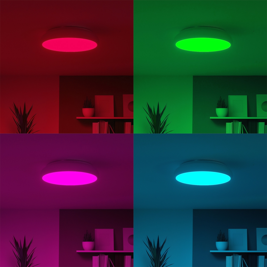 Eglo 98045 - LED RGB Dimmable Ceiling Light RIODEVA-C LED/27W/230V