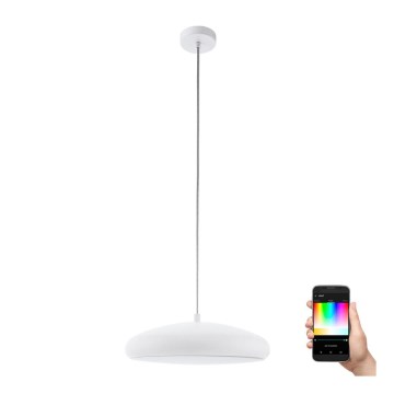 Eglo 98046 - RIODEVA-C RGB LED Dimmable Cable-Suspended Pendant LED/27W/230V