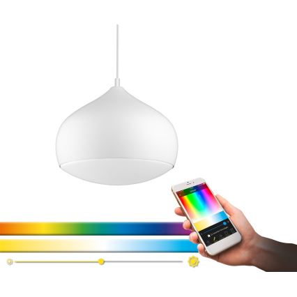 Eglo - LED RGBW Dimmable chandelier on a string COMBA-C LED/18W/230V Bluetooth