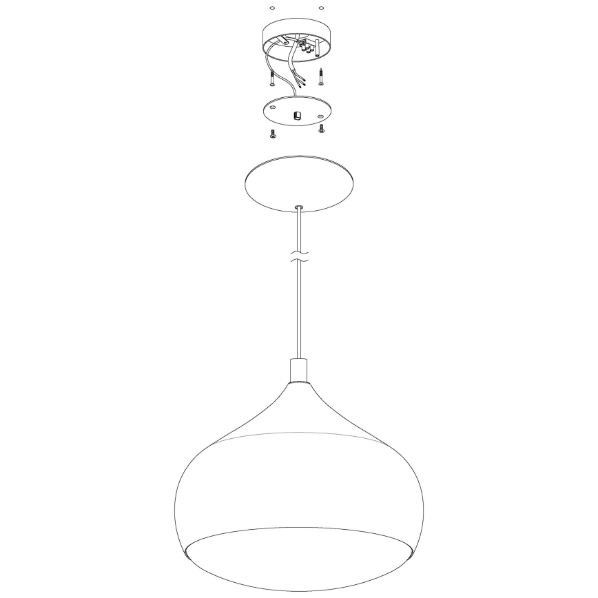 Eglo - LED RGBW Dimmable chandelier on a string COMBA-C LED/18W/230V Bluetooth