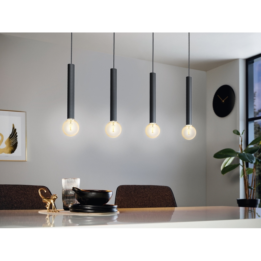 Eglo - Chandelier on a string 4xE27/60W/230V