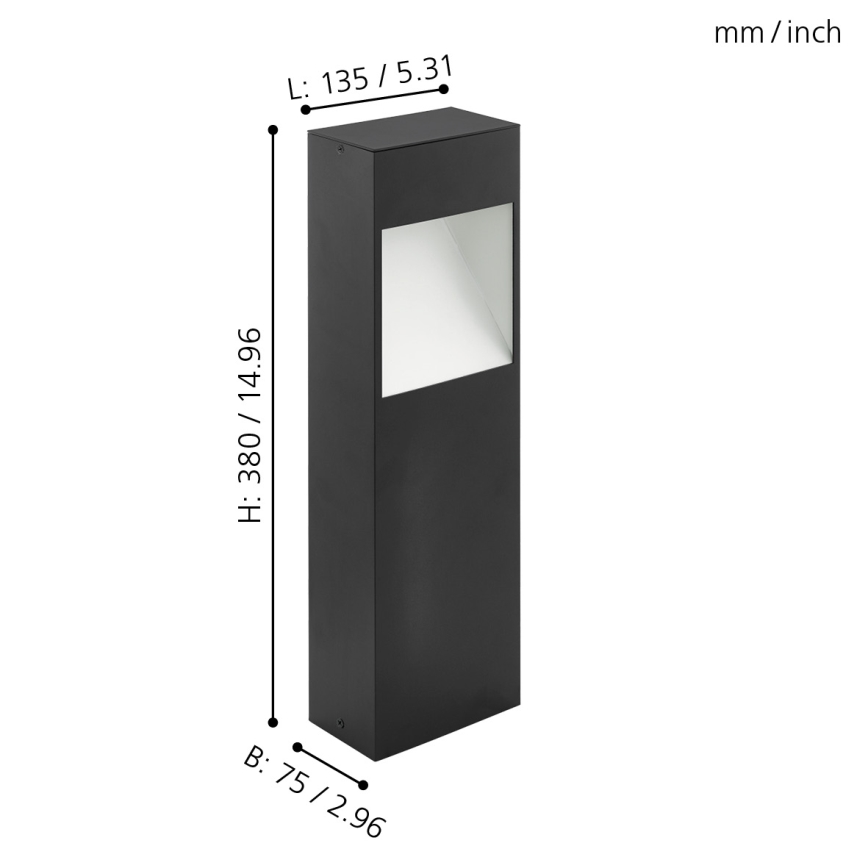 Eglo - LED Outdoor lamp LED/10W/230V IP4height 380