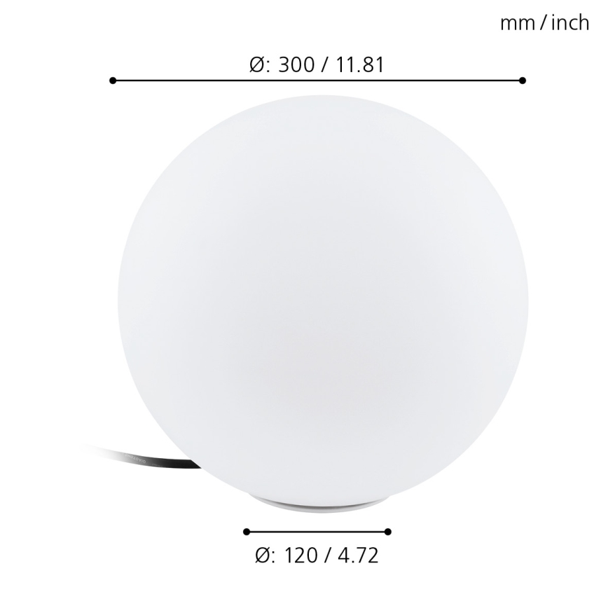 Eglo - Outdoor lamp 1xE27/40W/230V IP65 ø300