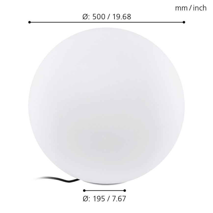 Eglo - Outdoor floor lamp 1xE27/40W/230V IP65 ø500