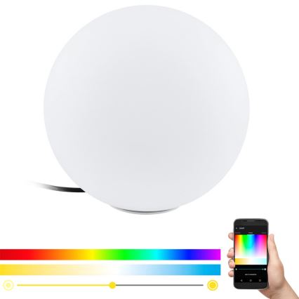 Eglo 98105 - LED RGBW Outdoor lamp MONTEROLO-C 1xLED/9W/230V IP65 ø300